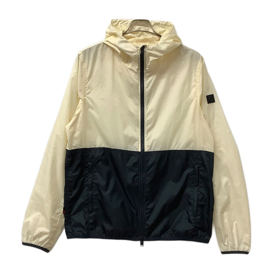 Woolrich Windbreaker Jacket (Cream & Navy)