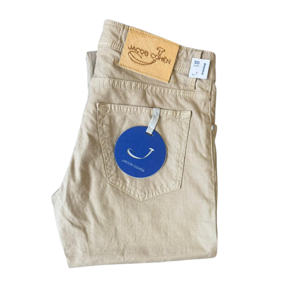 Jacob Cohën 622 Slim fit Jeans (Beige) (New)