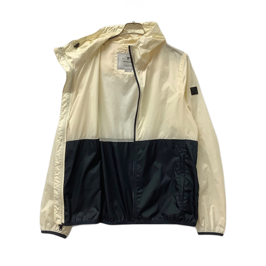 Woolrich Windbreaker Jacket (Cream & Navy)