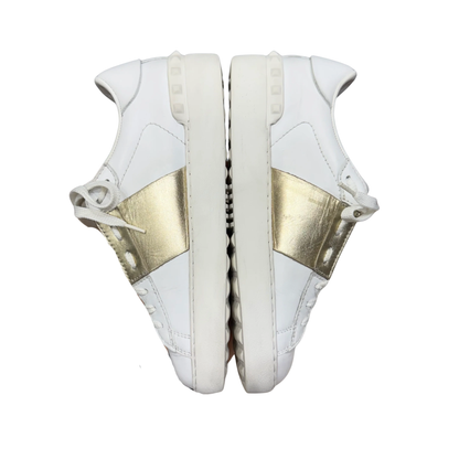 Valentino Open Sneakers (Gold) (Womens)
