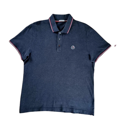 Moncler Maglia Polo Shirt (Navy)