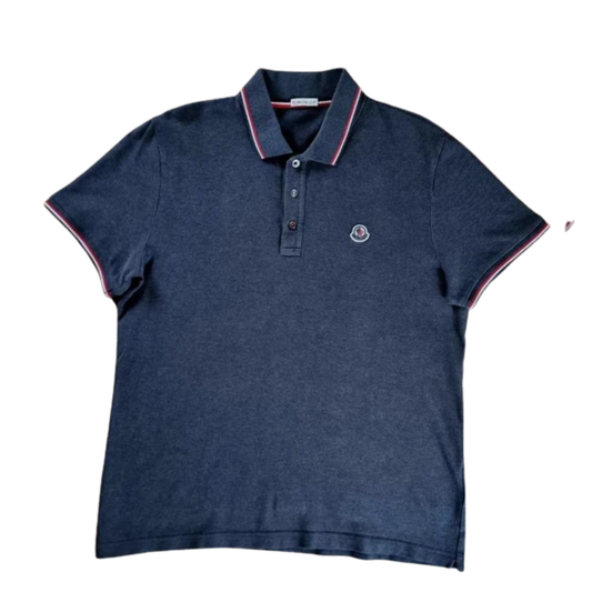 Moncler Maglia Polo Shirt (Navy)