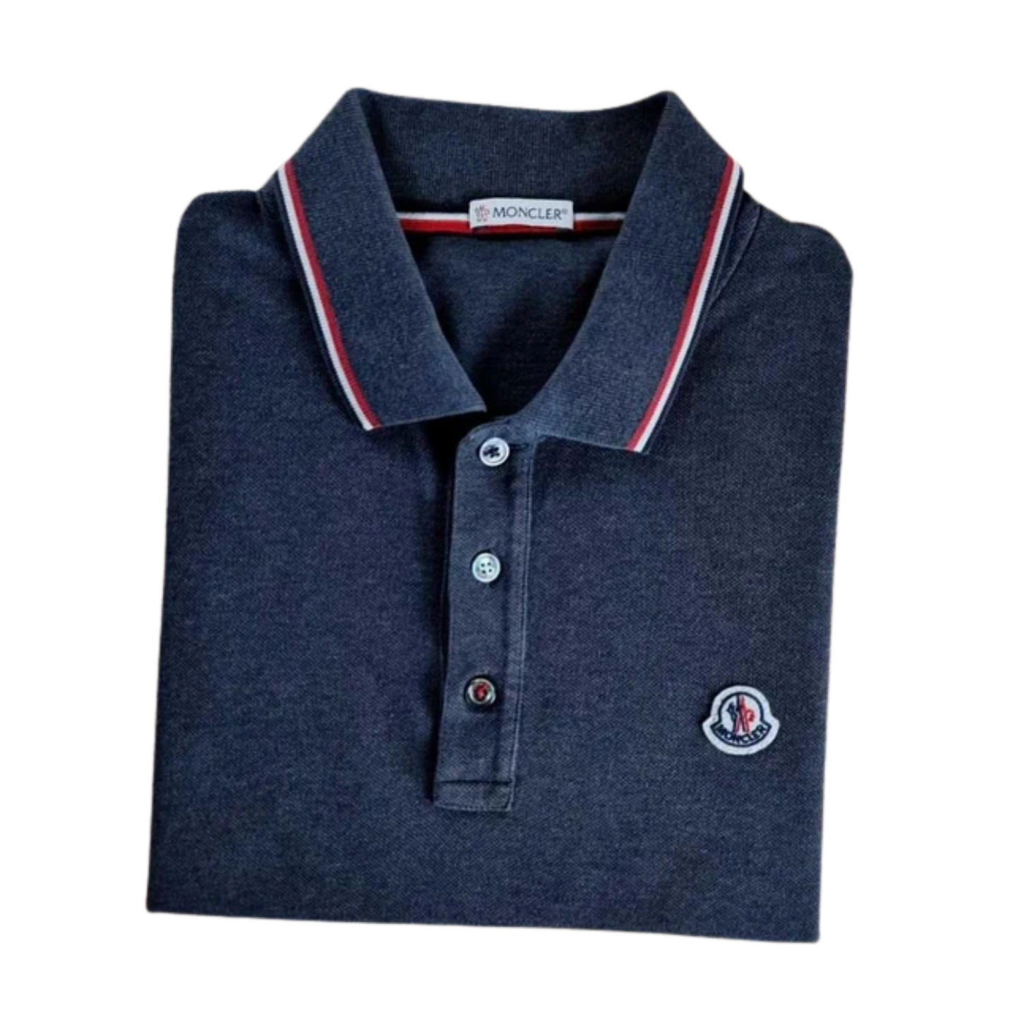 Moncler Maglia Polo Shirt (Navy)