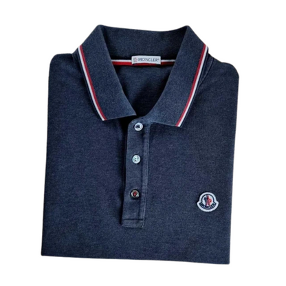 Moncler Maglia Polo Shirt (Navy)