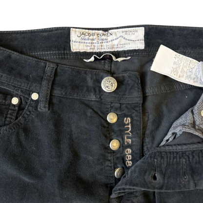 Jacob Cohën 688 Slim fit Jeans (Black) (New)