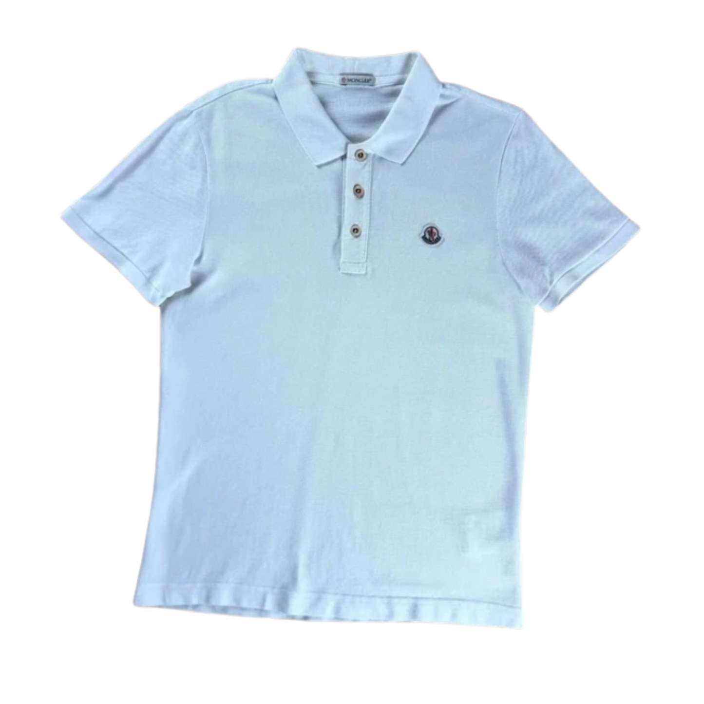 Moncler Maglia Polo Shirt (White)