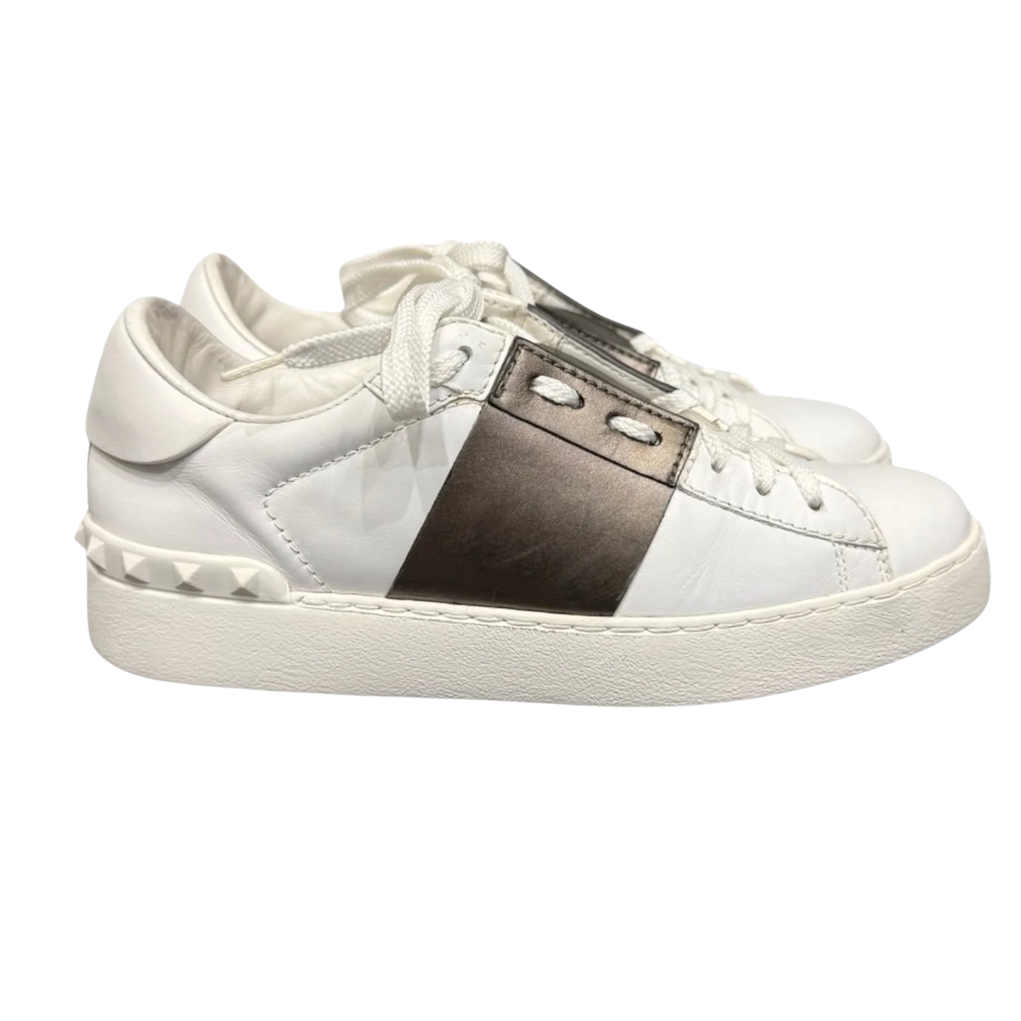 Valentino Open Sneakers (Bronze) (Womens)