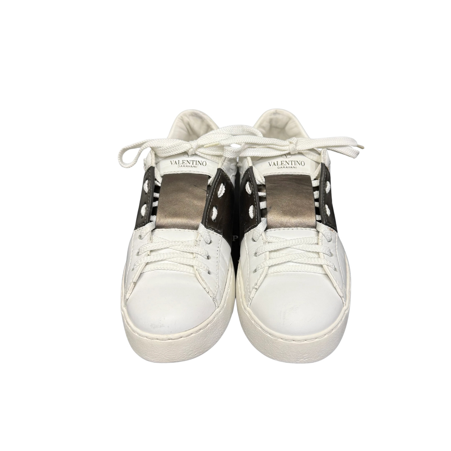 Valentino Open Sneakers (Bronze) (Womens)