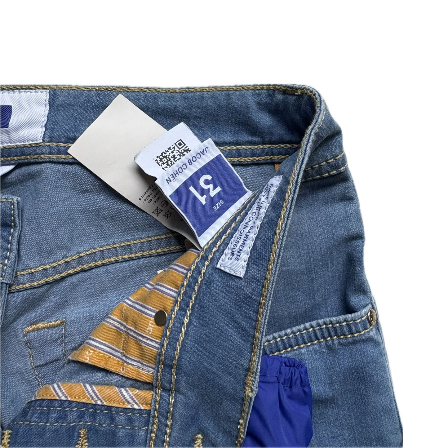 Jacob Cohën Bard Slim Fit Jeans (Navy) (New)