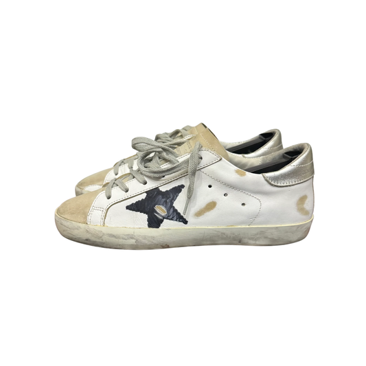 Golden Goose Superstar Sneakers (White) (Womens)