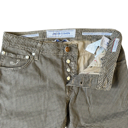 Jacob Cohën 622 Slim fit Jeans (Beige) (Black) (New)