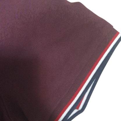 Moncler Maglia Polo Shirt (Burgundy)