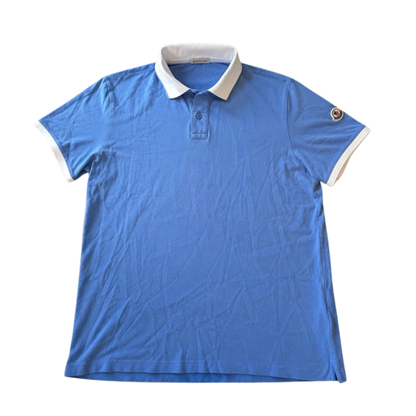 Moncler Maglia Polo Shirt (Blue)
