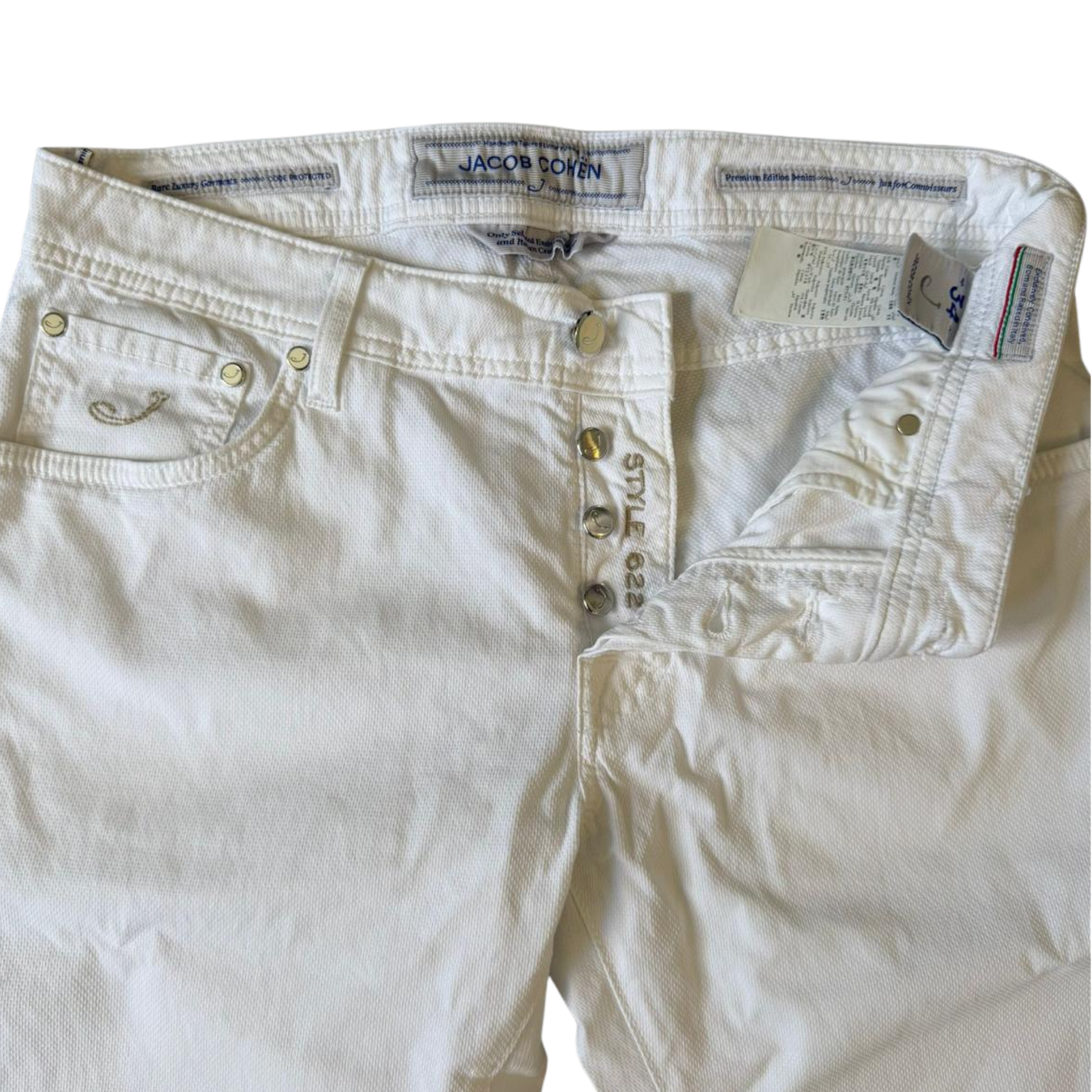 Jacob Cohën 622 Slim fit Jeans (white) (New)