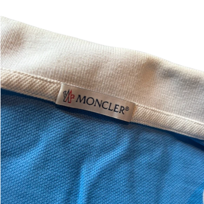 Moncler Maglia Polo Shirt (Blue)
