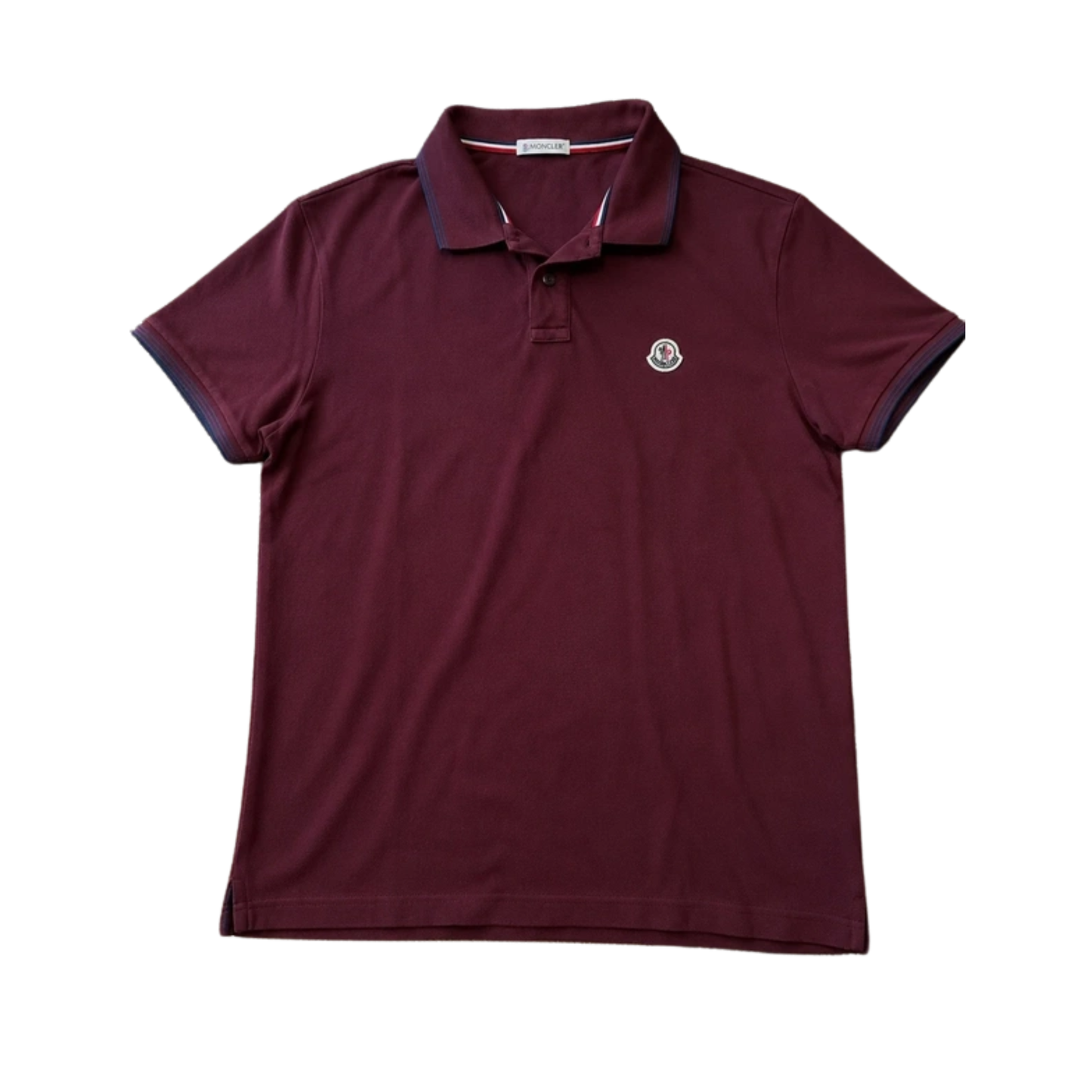 Moncler Maglia Polo Shirt (Burgundy)