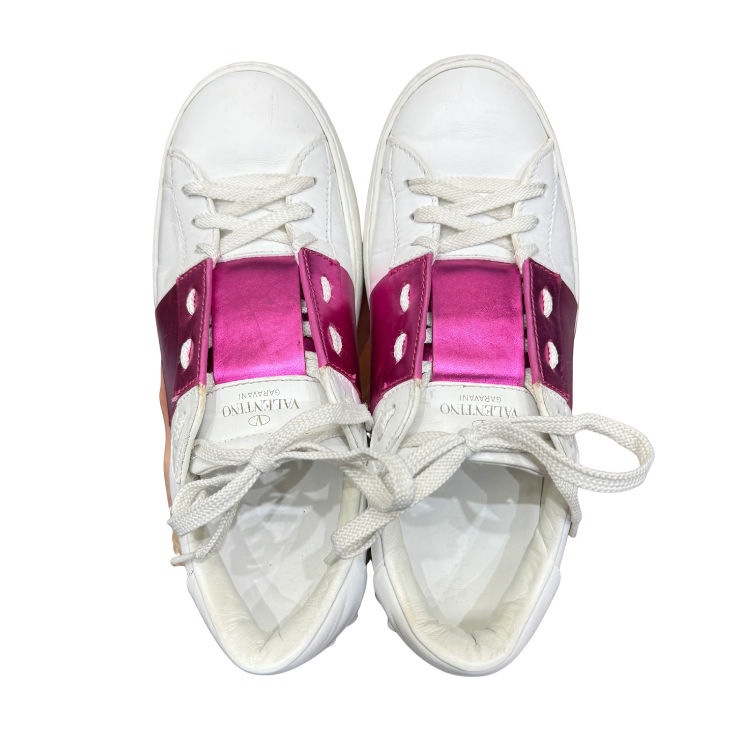 Valentino Open Sneakers (Purple) (Womens)