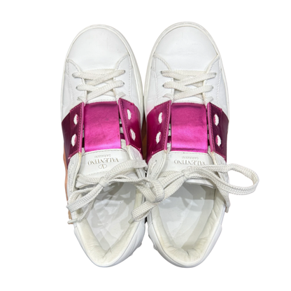 Valentino Open Sneakers (Purple) (Womens)