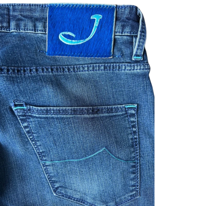 Jacob Cohën 696 Slim Fit Jeans (Navy)