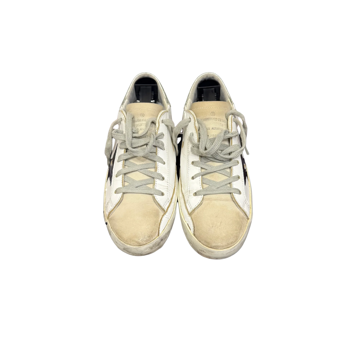 Golden Goose Superstar Sneakers (White) (Womens)