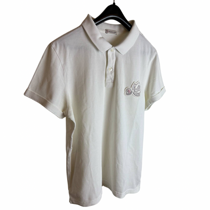 Moncler Maglia Polo Shirt (White)