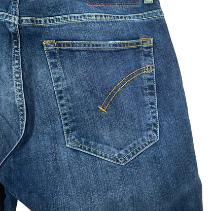 Dondup Ritchie Distressed Skinny Fit Jeans (Navy)
