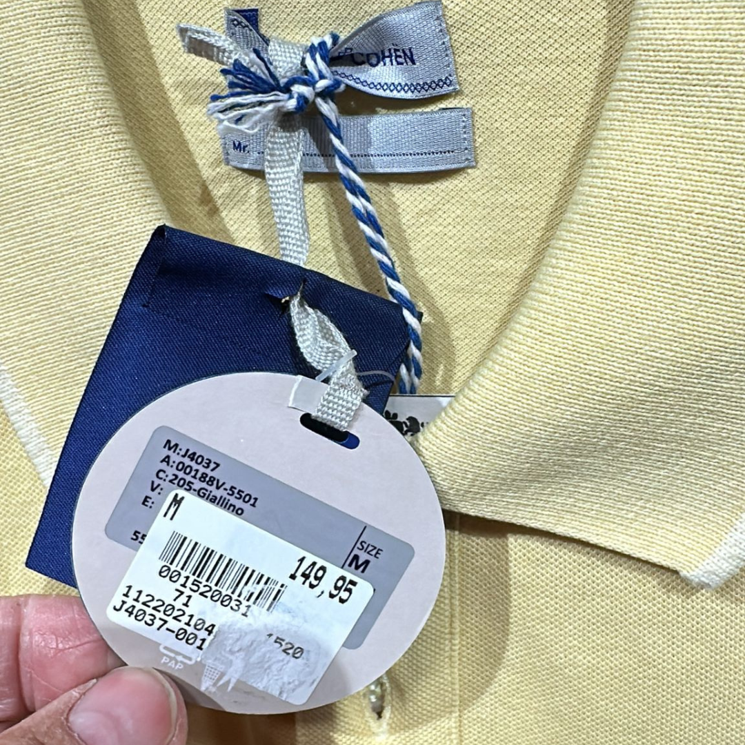 Jacob Cohën Polo Shirt (Yellow) (New)