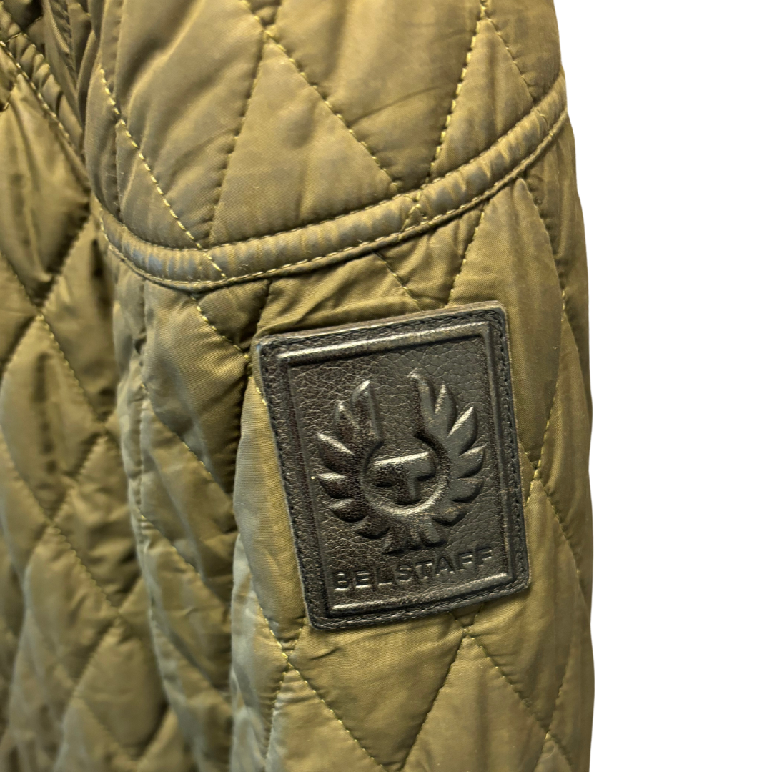 Belstaff Quilted Jacket (Olive Green)