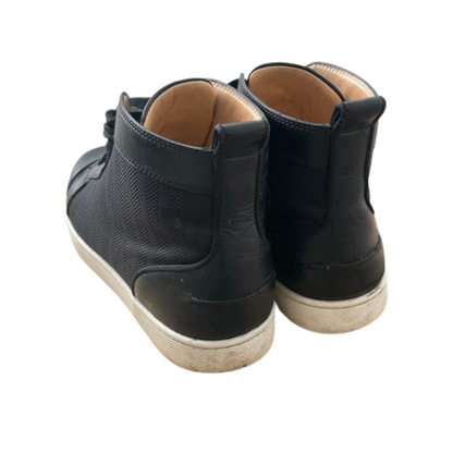 Christian Louboutin Louis Orlato High Top Sneakers (Black)