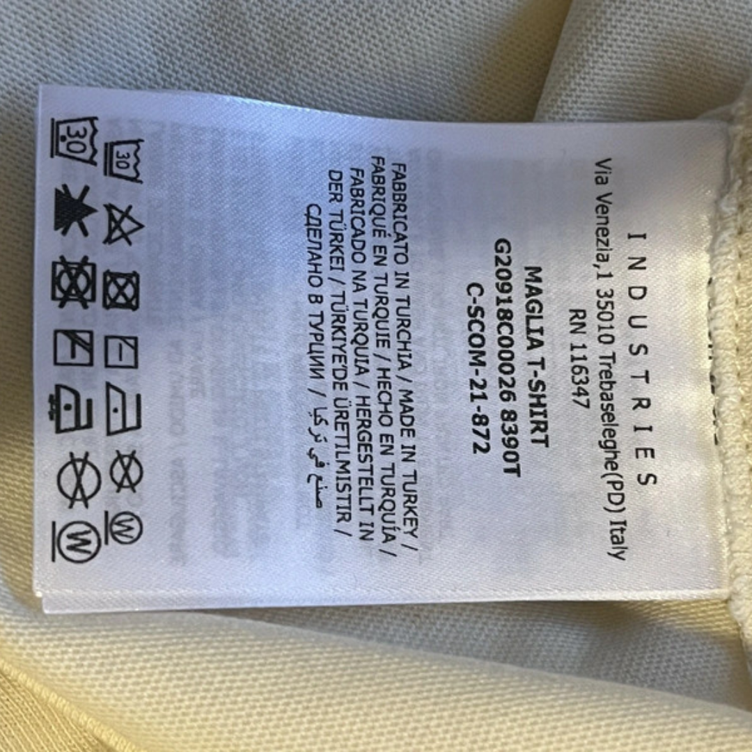 Moncler Macro Logo T-Shirt (White) (New)