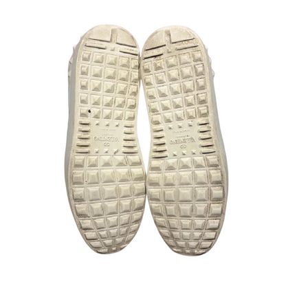Valentino Garavani Open Sneakers (White Silver) (Womens)