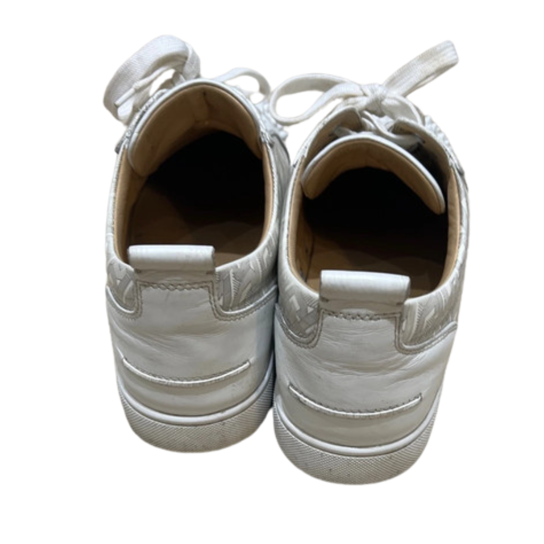 Christian Louboutin Louis Junior Spike Sneakers (White)