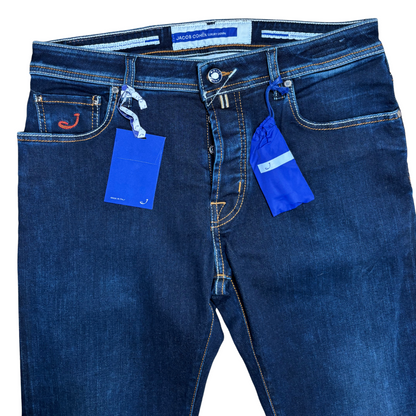 Jacob Cohën Bard Slim Fit Jeans (Navy) (New)