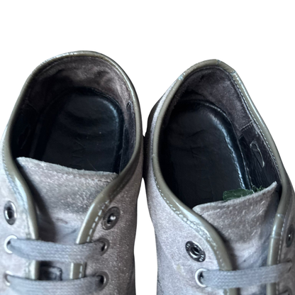 Lanvin Cap Toe Sneakers (Khaki)