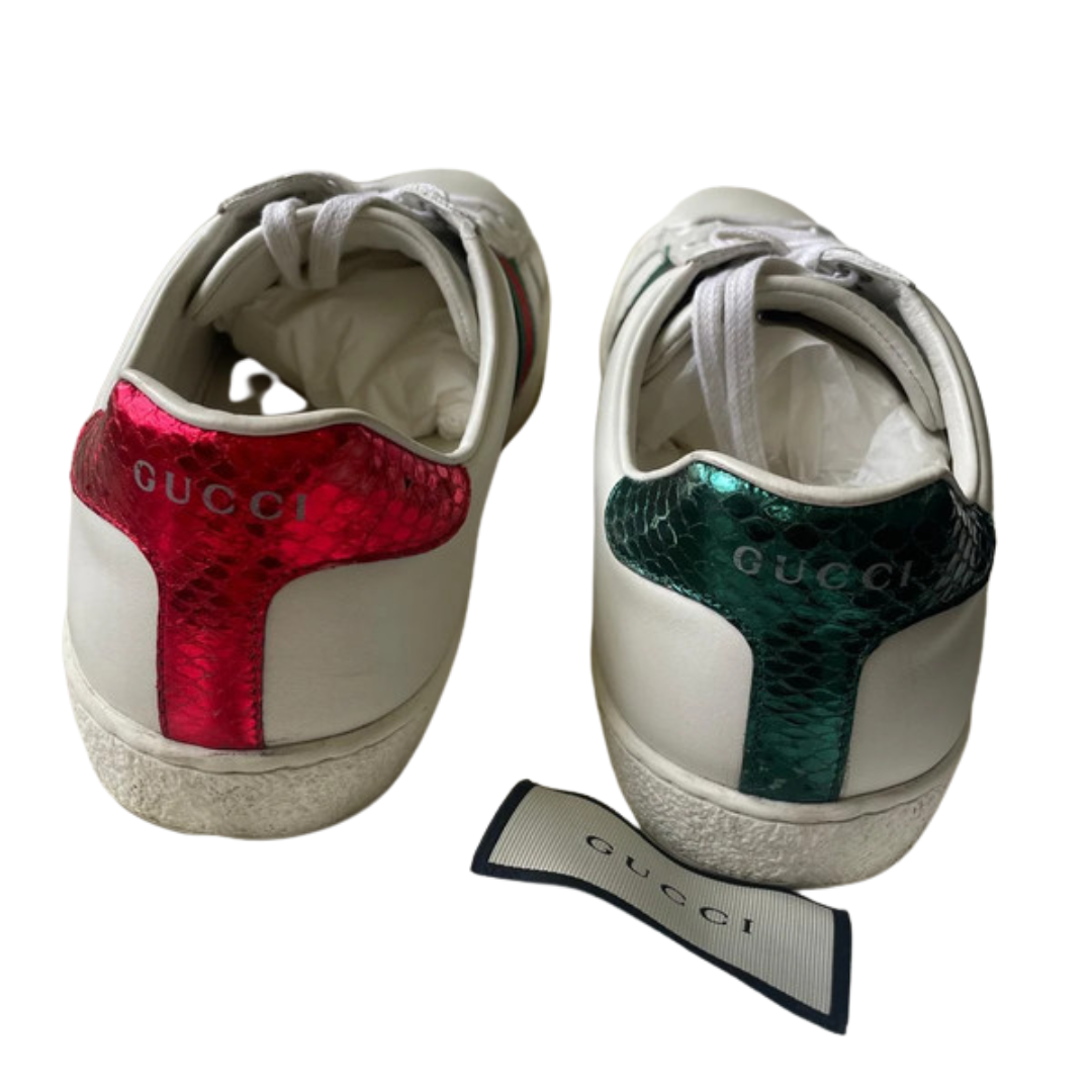 Gucci Ace Sneakers (White)