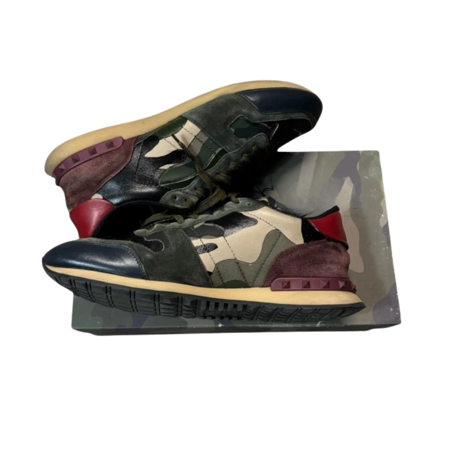 Valentino Garavani Rockrunner Sneakers (Green)