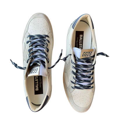 Golden Goose Ballstar Sneakers (White Grey) (New)