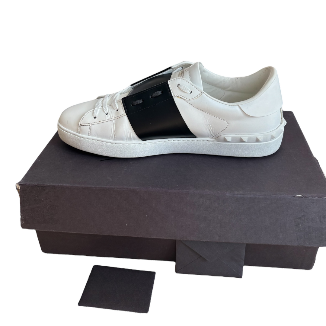 Valentino Garavani Open Sneakers (White Black)
