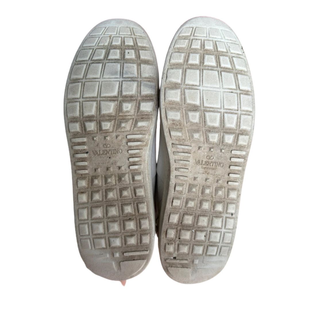 Valentino Garavani Open VLTN Sneakers (White Black) (Womens)
