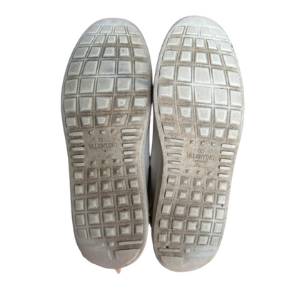 Valentino Garavani Open VLTN Sneakers (White Black) (Womens)