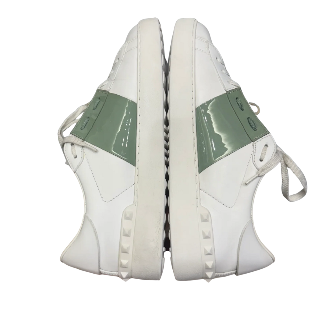 Valentino Garavani Open Sneakers (Patent Mint) (Womens)
