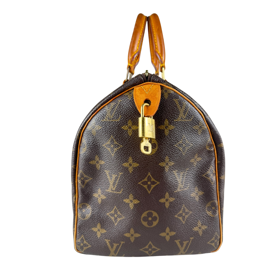 Louis Vuitton Speedy 30 Monogram Handbag (Brown) (Vintage)