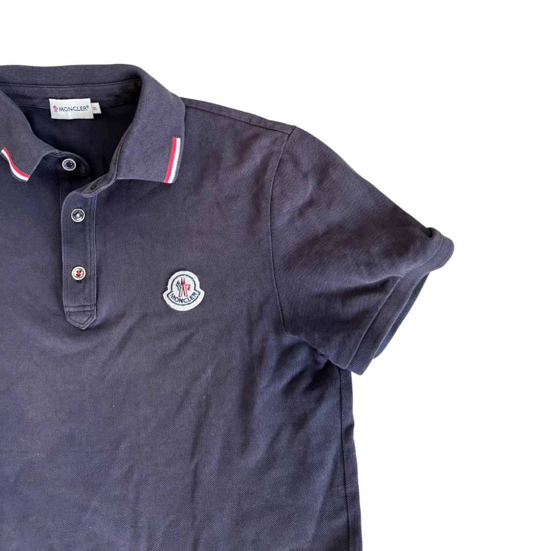 Moncler Maglia Polo Shirt (Navy)