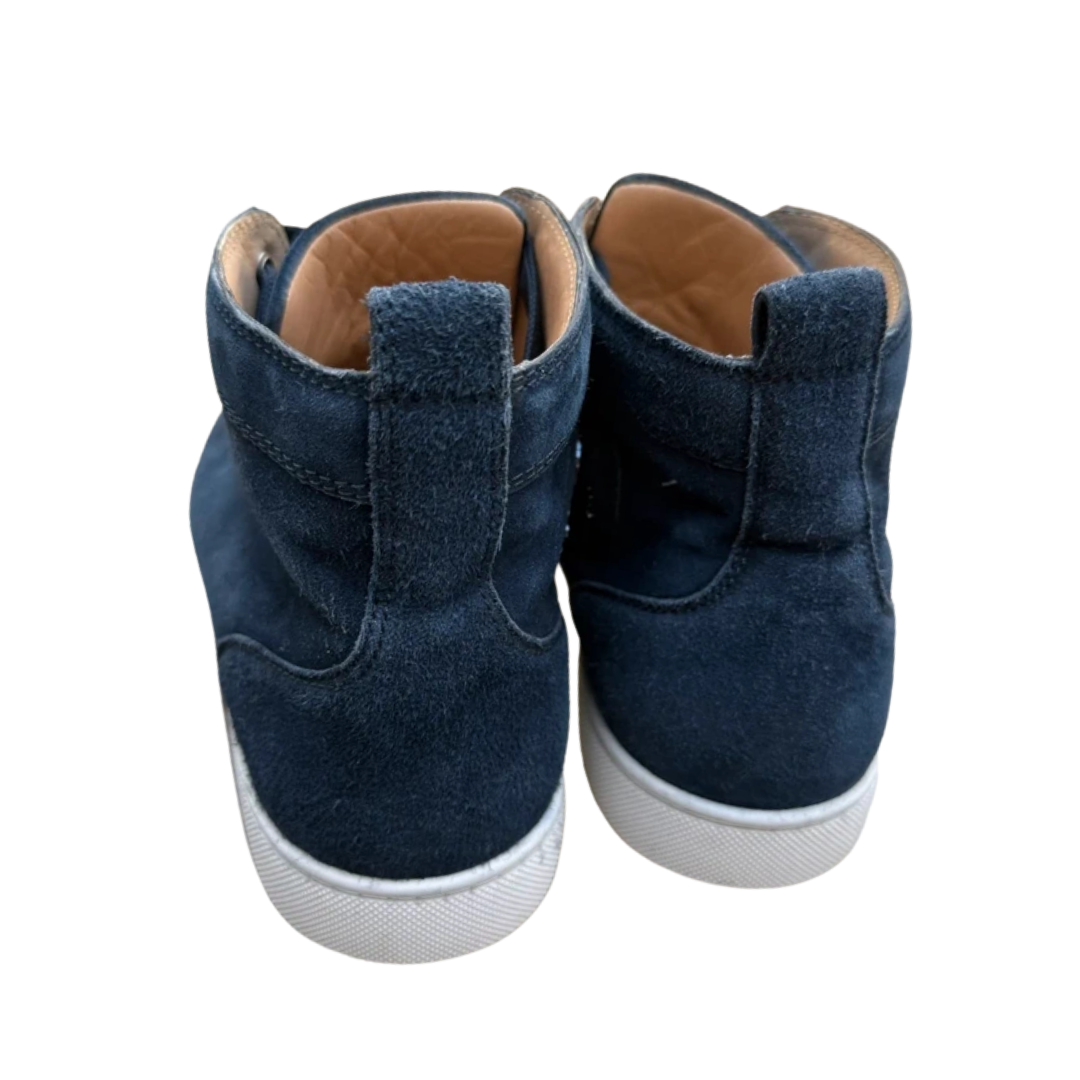 Christian Louboutin Louis High Top Sneakers (Navy)