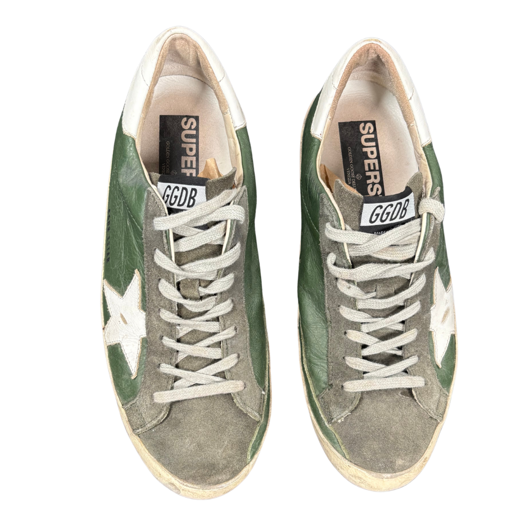Golden Goose Superstar Sneakers (Dark Green)