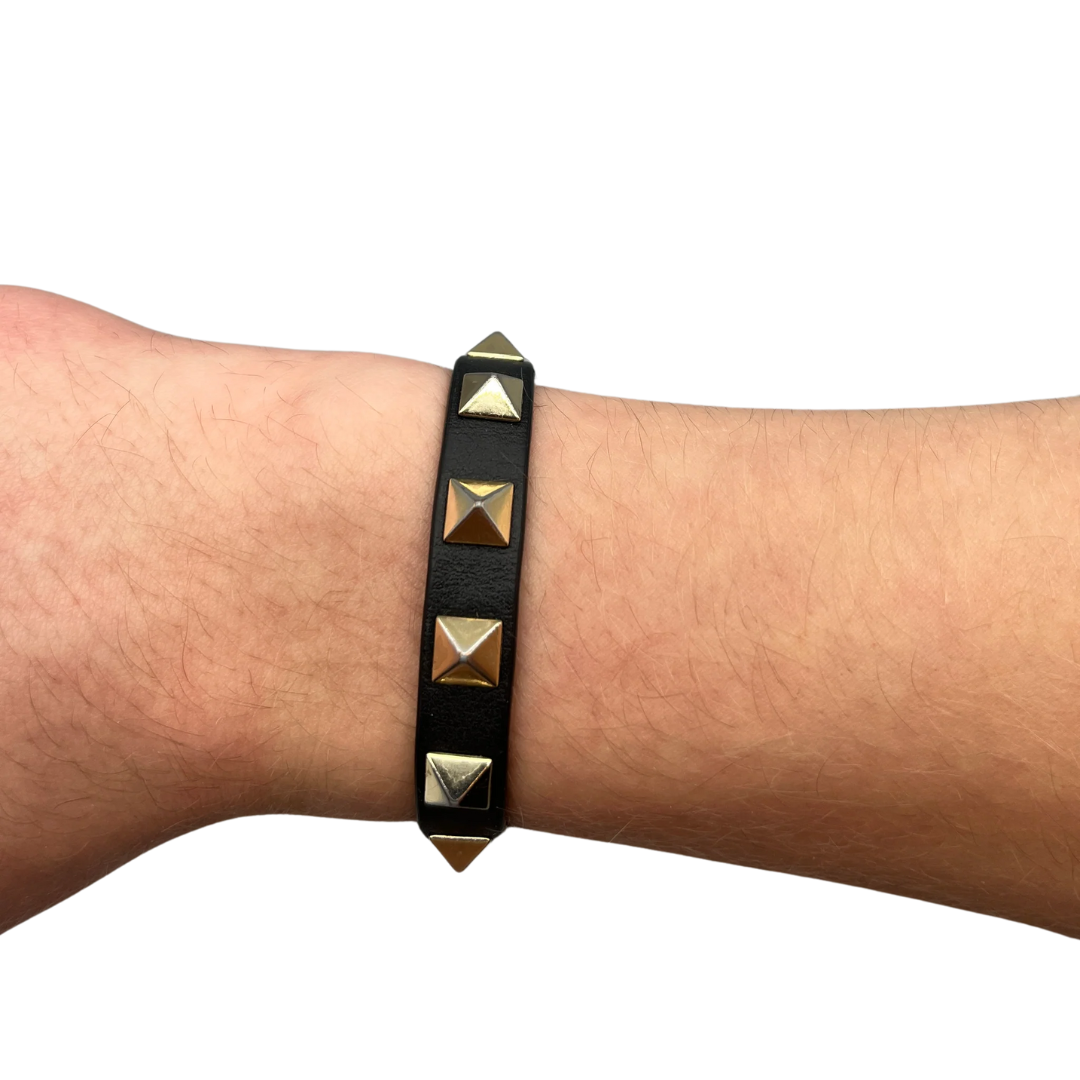 Valentino Garavani Rockstud Bracelet (Black)