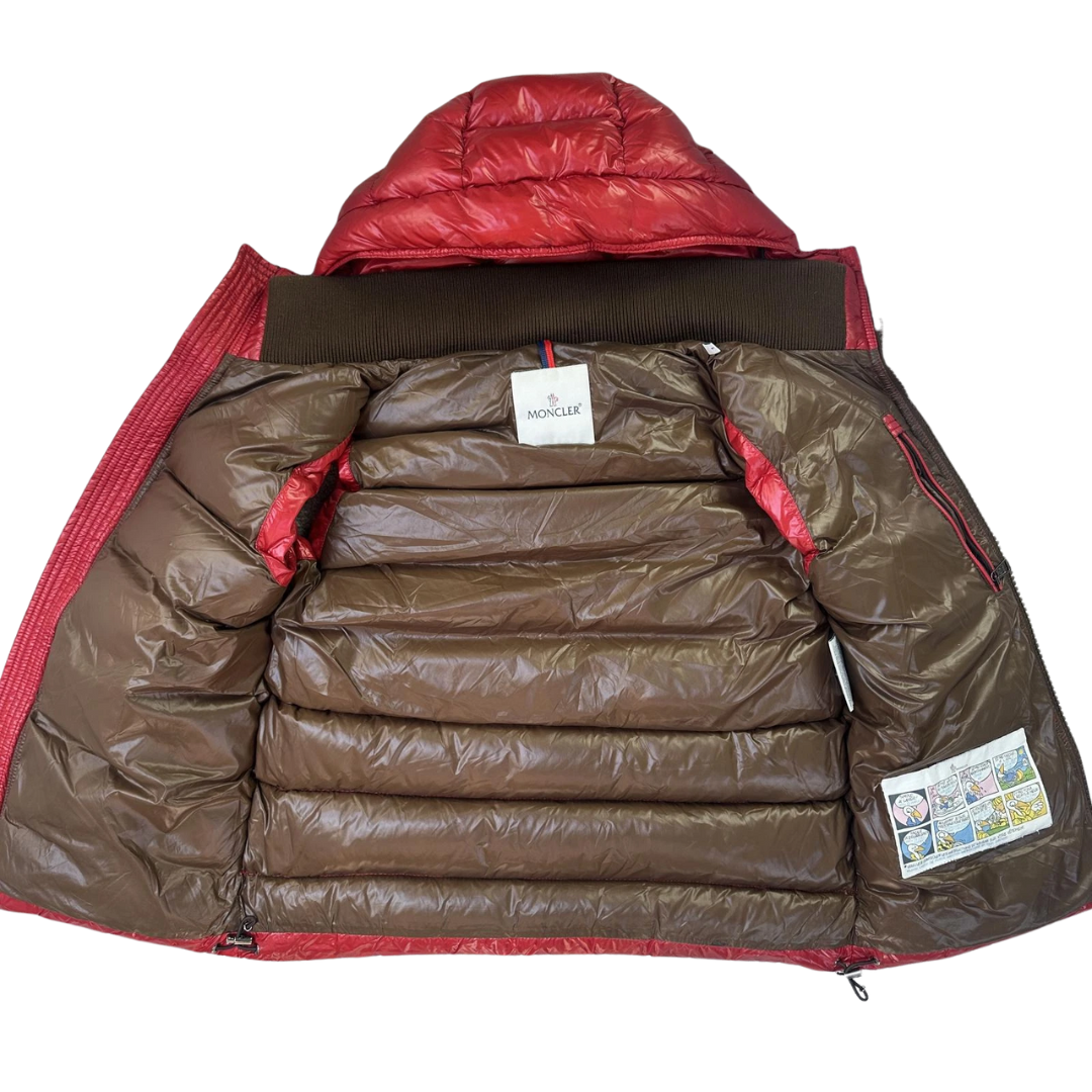 Moncler Bartholome Gilet Down Vest (Burgundy)