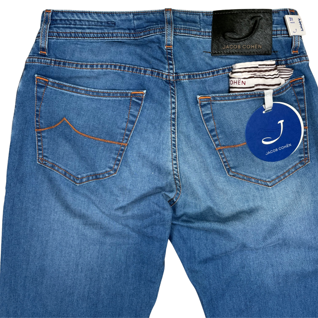 Jacob Cohën 688 Slim Fit Jeans (Navy) (New)