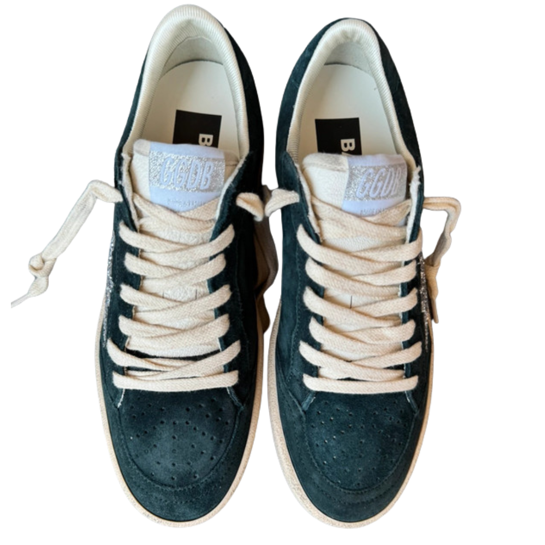 Golden Goose Ballstar Sneakers (Dark Green) (New) (Womens)