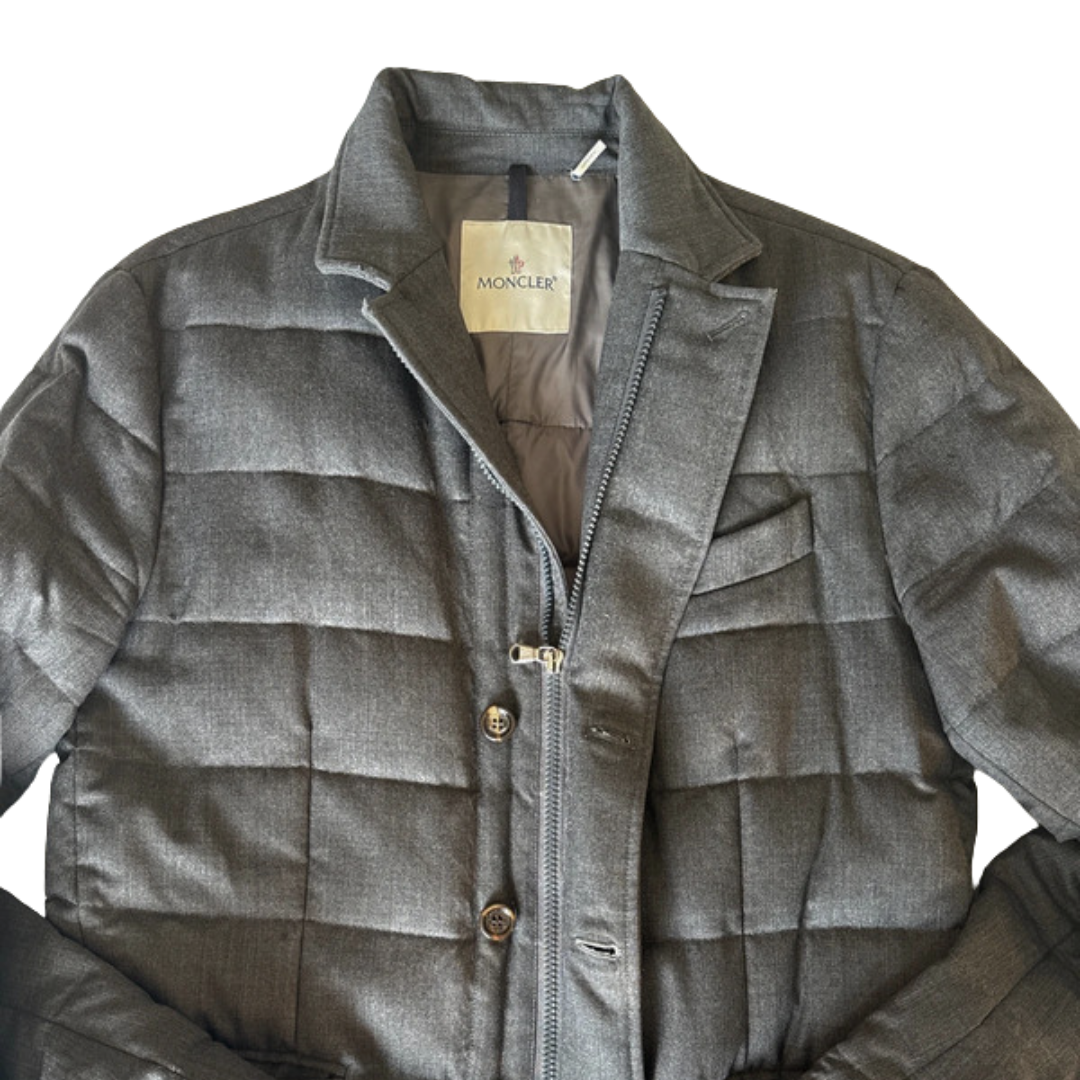 Moncler Rodin Quilted Jacket (Dark Grey)
